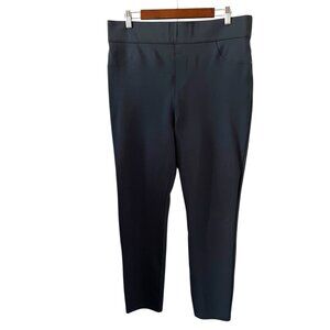 SPANX Ankle Ponte Pants With Back Pockets In Pepper Gray Size 1X